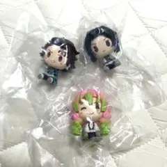 一番くじ　鬼滅の刃　ちょこのっこ3種　炭治郎　蜜璃　しのぶ