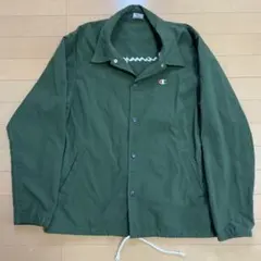 Champion コーチジャケット Lサイズ オリーブグリーン