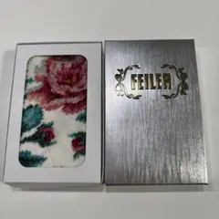フェイラー　箱入り　新品未使用　グリーンヘム　シルバーラメ