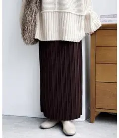reca 迷わず着れる！大人のロングプリーツスカート