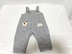グレー フリース ロンパース トナカイ クリスマス 80