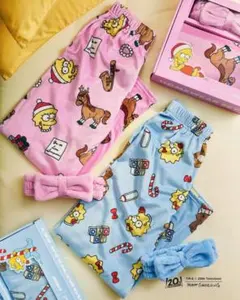 (新品未使用)ダンキンドーナツ　シンプソンズ　パンツ　ピンク