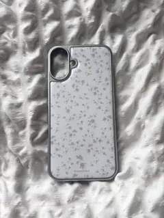 ピンクの小花柄 iPhone16plusスマホケース