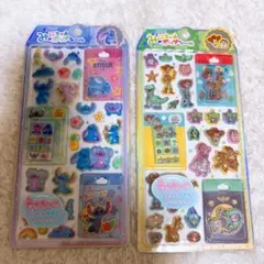 ディズニー みにちゅあポップシール 2種セット スティッチ トイストーリー