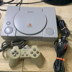 動作OK 初代プレイステーション本体　SCPH-7000 コントローラー　PS1