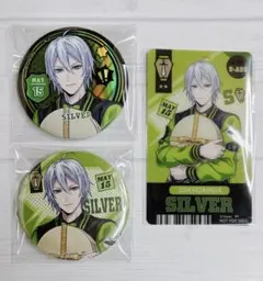 ツイステ シルバー ユニオンバースデー 缶バッジ 特典 3点セット