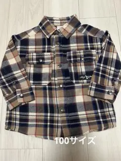 チェックシャツ トップス トレーナー 長袖 男の子 100