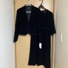 Queue Rouge ブラックワンピーススーツ 7AR 美品