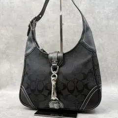 COACH signature hobo bag black Y2K