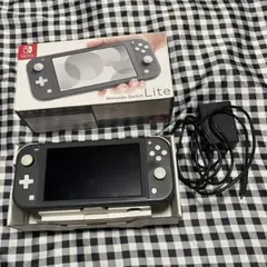 Switch Lite グレー 本体　右スティック一部不良(ジャンク)