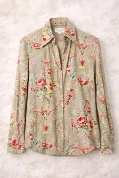 Paul Smith 花柄シャツ L 日本製｜コットン100%/ボタニカル