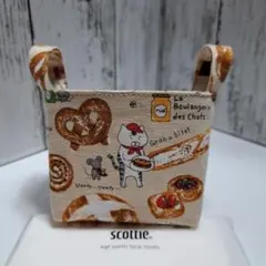 布バスケット　☆1754　ねこ柄