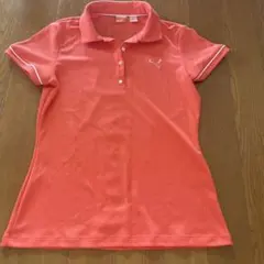 PUMA プーマ　ゴルフ　オレンジ 半袖ポロシャツ レディース