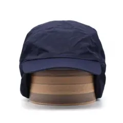 新品未使用 ビーチフィールド イヤーフラップ マウンテン キャップ ネイビー