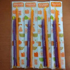 エニーロック 4袋セット☆Anylock オレンジ パープル