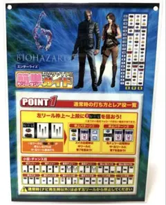 バイオハザードシリーズ 遊技説明書 6枚セット パチンコ・パチスロ資料 A4のサムネイル