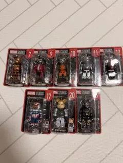 【未開封】BE@RBRICK MARVEL STUDIOS フィギュアセット８種
