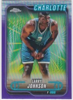 LARRY JOHNSON 24-25 TOPPS CHROME PURPLE