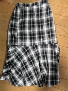 グローバルワーク　マーメイドスカート　チェック　120