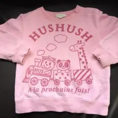 HUSHUSH ピンク トレーナー