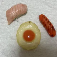 食品サンプルセット 目玉焼き ウニ ソーセージ