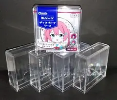 inomata 缶バッジ ディスプレイケース 5個