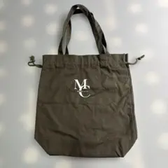 MUMU & Co. トートバッグ 巾着型 カーキ