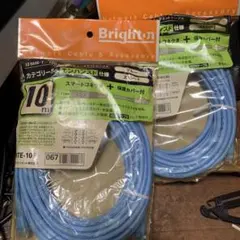 Brighton カテ5e LANケーブル 10m 2個