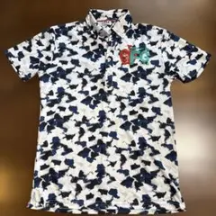 FILA GOLF カモフラージュ柄 シャツ Mサイズ