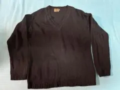 Calvin Klein 黒 Vネックセーター M