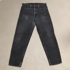 90年代 USA製 リーバイス550 ブラックデニムパンツ ③