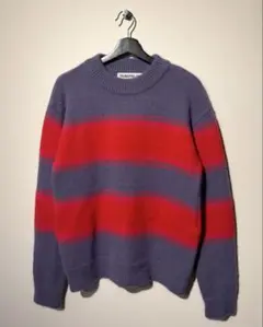 TRUNK PROJECT / アンゴラストライプニット / SIZE:S