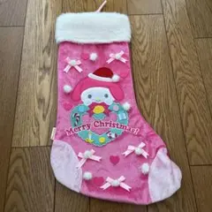平成レトロ　マイメロディー　クリスマス　ソックス　プレゼント入れ　サンリオのサムネイル