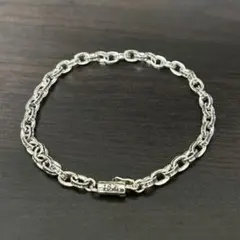 シルバー925 ペーパーチェーン ブレスレット