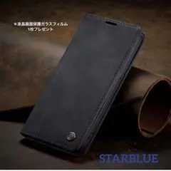 iPhone14Proレザーケース6.1インチ手帳型カード収納カラー: ブラック