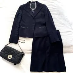 アンタイトル セットアップ スーツ ツイード ジャケット スカート サイズ2