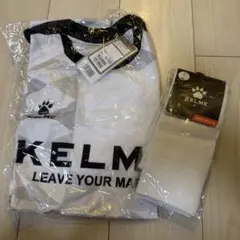 KELME Tシャツ ホワイト&ソックスサッカー