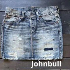 最終価格Johnbull ダメージ加工デニムタイトスカート Mサイズのサムネイル