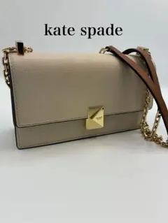 美品 Kate spade チェーンショルダー バッグ レザー ケイトスペード