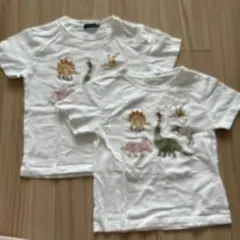 BEAMS mini 恐竜プリント Tシャツ 120/130 2セットのサムネイル