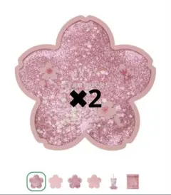 SAKURA2026コースターシャイニーピンク　スターバックス　スタバ　さくら