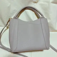 グレー レザー風 ショルダーバッグ　新品未使用