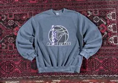 GILDAN ギルダン カレッジロゴ スウェット トレーナー チャコールグレー