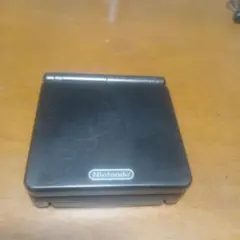 ゲームボーイアドバンスSPオニキスブラックジャンク液晶ヒビ任天堂ロゴ出ず充電器付