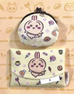 ちいかわもぐもぐ本舗 京都 伏見稲荷店 限定 うさぎがま口 と ティッシュカバー