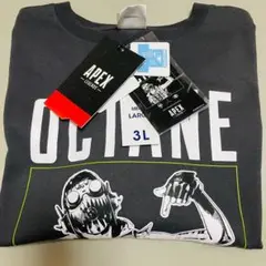 APEX LEGEND オクタン Tシャツ 3L グレー ステッカー付き