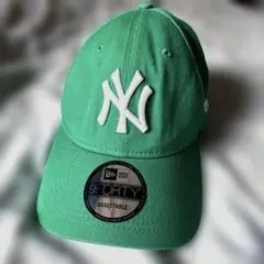 NEWERA ニューエラ 9TWENTY ヤンキース ロゴ キャップ グリーン
