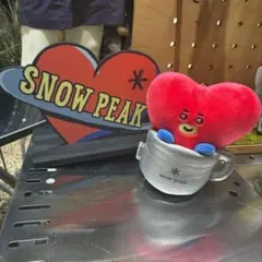 【韓国限定】BTS BT21 Snow Peak TATA キーリング テテ V
