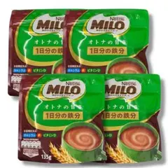 新品 4袋セット ミロ オトナの甘さ 鉄分 食品 飲料 健康 ドリンク 飲み物のサムネイル