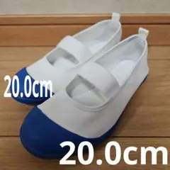 美品♪　ムーンスター　20.0EE　ブルー　上靴　上履き　室内履き